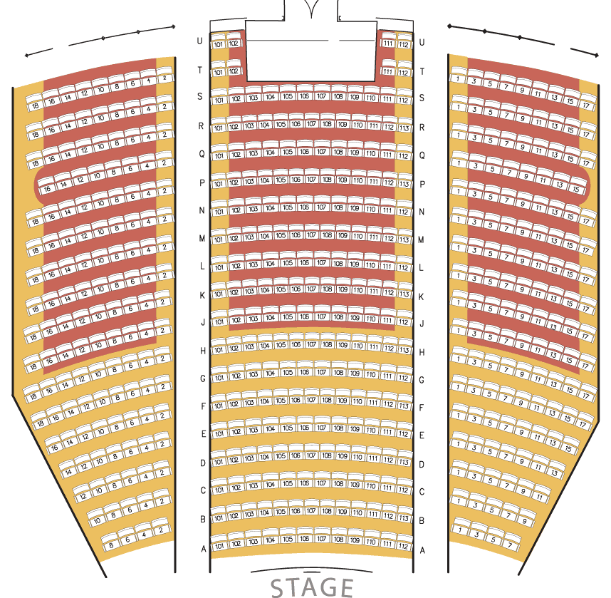 Bank Theater Seating Chart Obstructed View