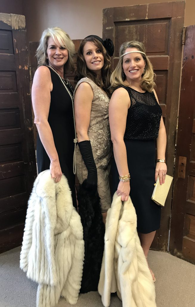 Three modern day flappers